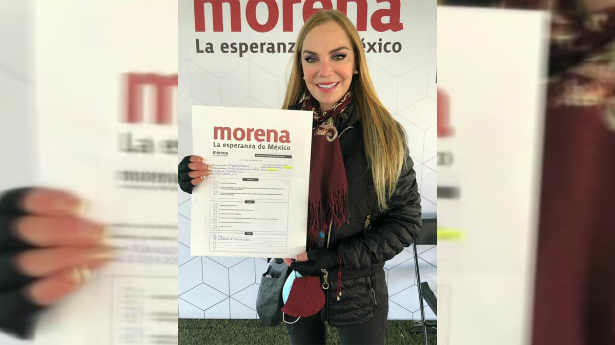 Se registra Gabriela Goldsmith como precandidata a diputada federal por Morena