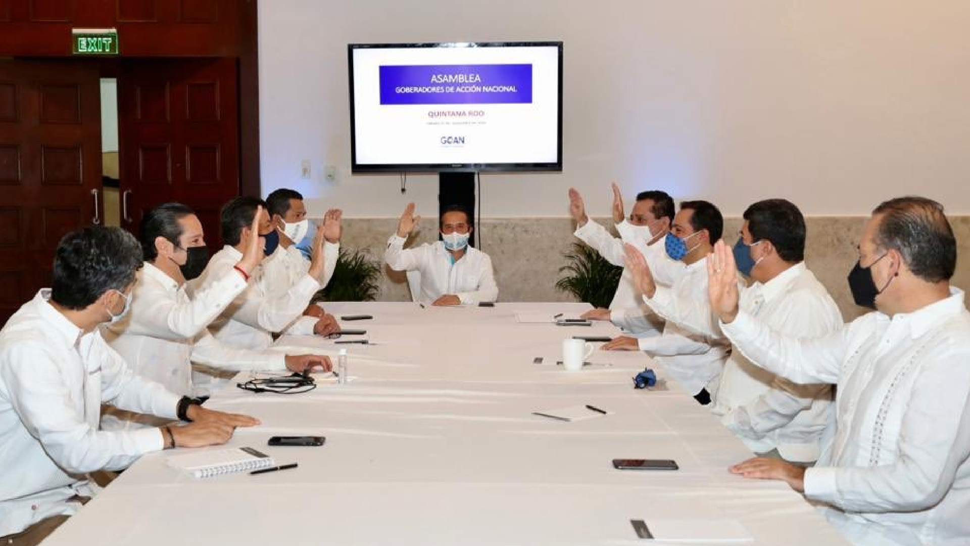 Gobernadores de Acción Nacional desean pronta recuperación al presidente López Obrador Gobernadores de Acción Nacional desean pronta recuperación al presidente López Obrador