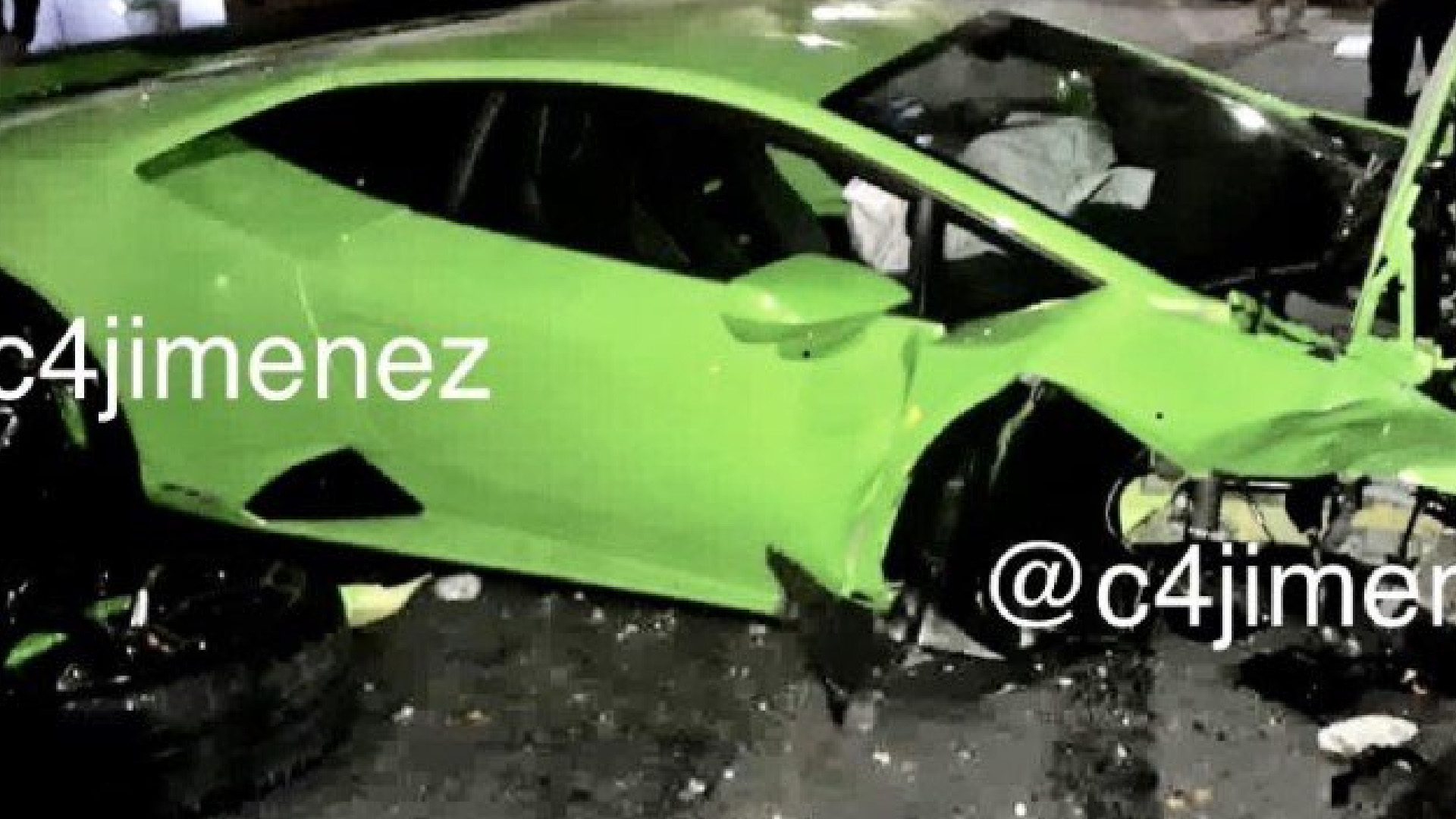 Identifican al verdadero dueño del Lamborghini destrozado en Polanco