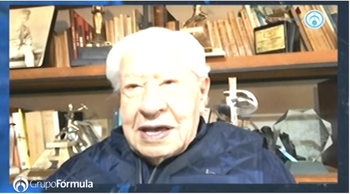 Ignacio López Tarso: 96 años y con ganas de llegar a 100