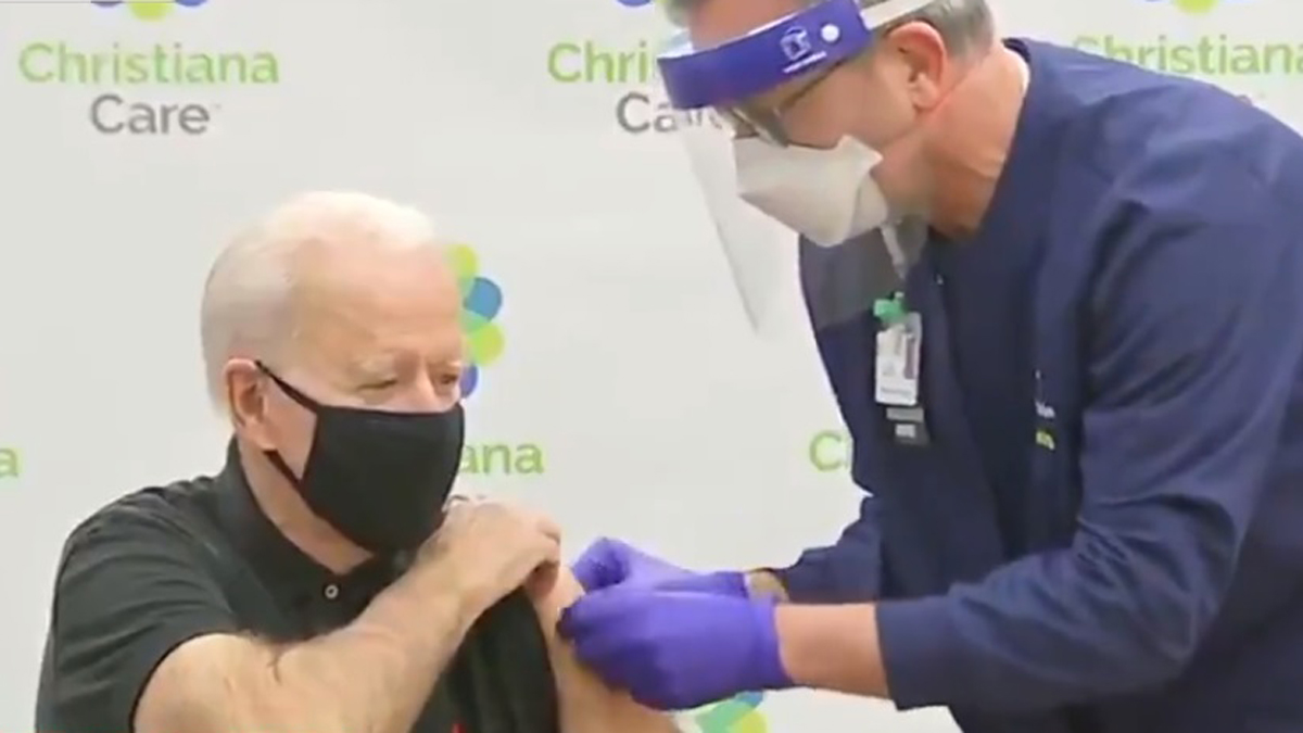 #Video Joe Biden recibe segunda dosis de vacuna contra COVID-19 #Video Joe Biden recibe segunda dosis de vacuna contra COVID-19
