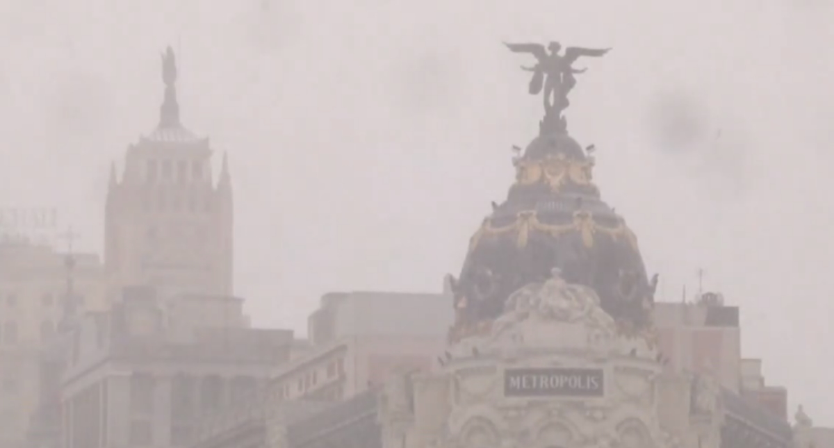 Activado el nivel rojo por fuertes nevadas hoy en Madrid y Castilla-La Mancha
