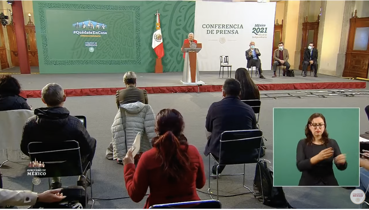 COFEPRIS otorgará permiso sanitario para producción y distribución de tanques de oxígeno; Conferencia (26-01-2021)