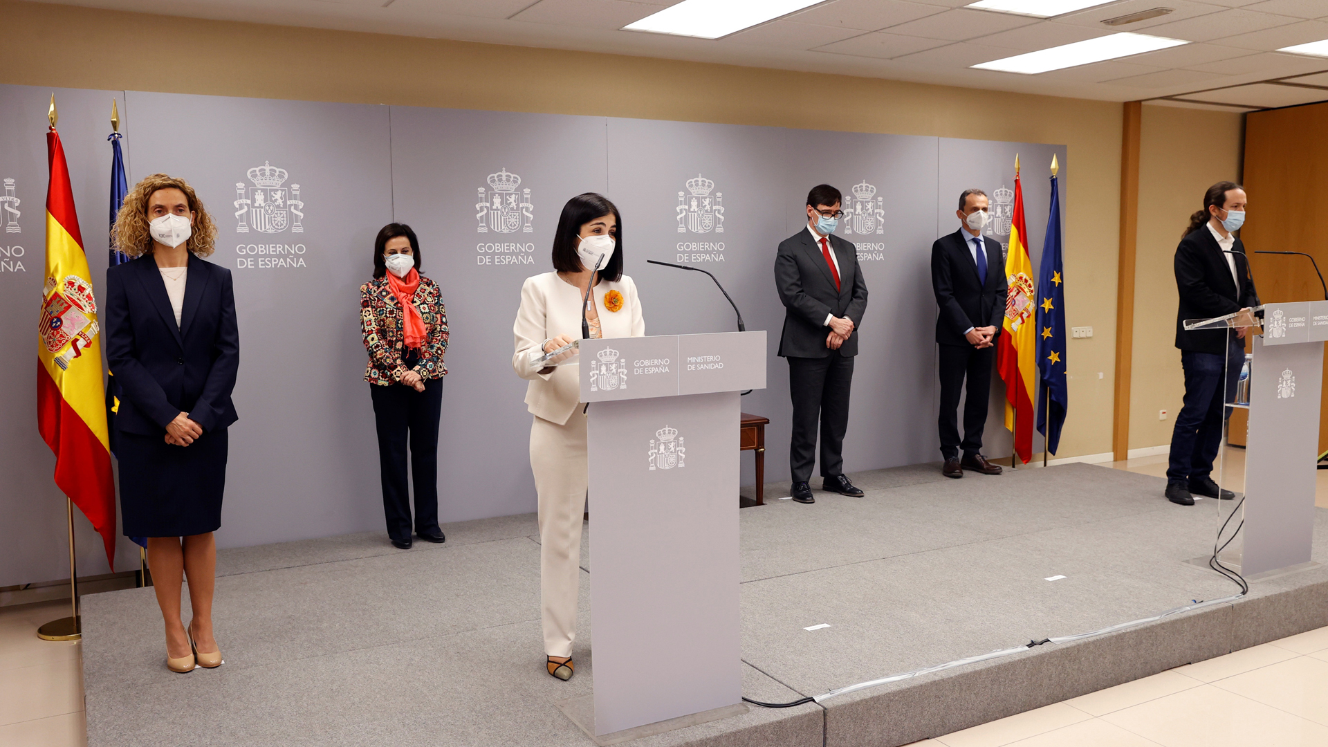 España estrena ministra de Sanidad en tercera ola de COVID-19 - presentacion-de-carolina-darias-como-ministra-de-sanidad