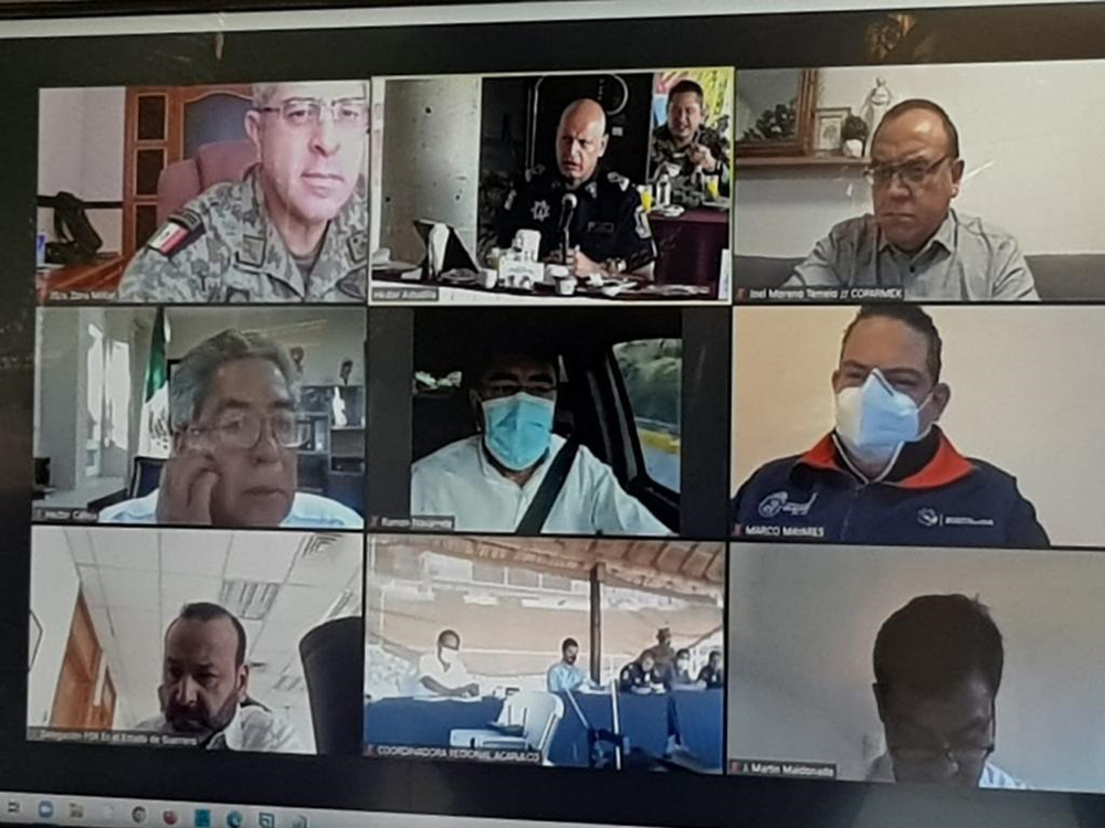 Exhorta gobernador Astudillo a alcaldes reforzar medidas contra COVID-19 por Semáforo Rojo - reunion-del-gobernador-de-guerrero-con-alcaldes