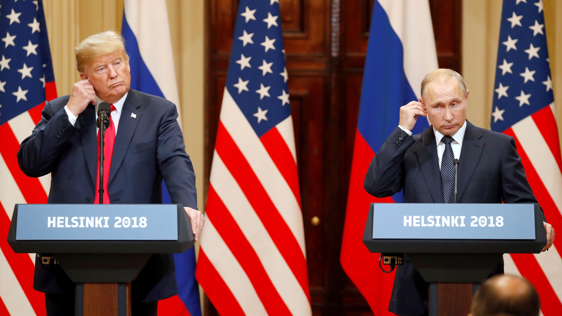 Los cuatro convulsos años del Gobierno de Trump en 20 momentos clave - reunion-trump-putin-en-helsinki-en-2018