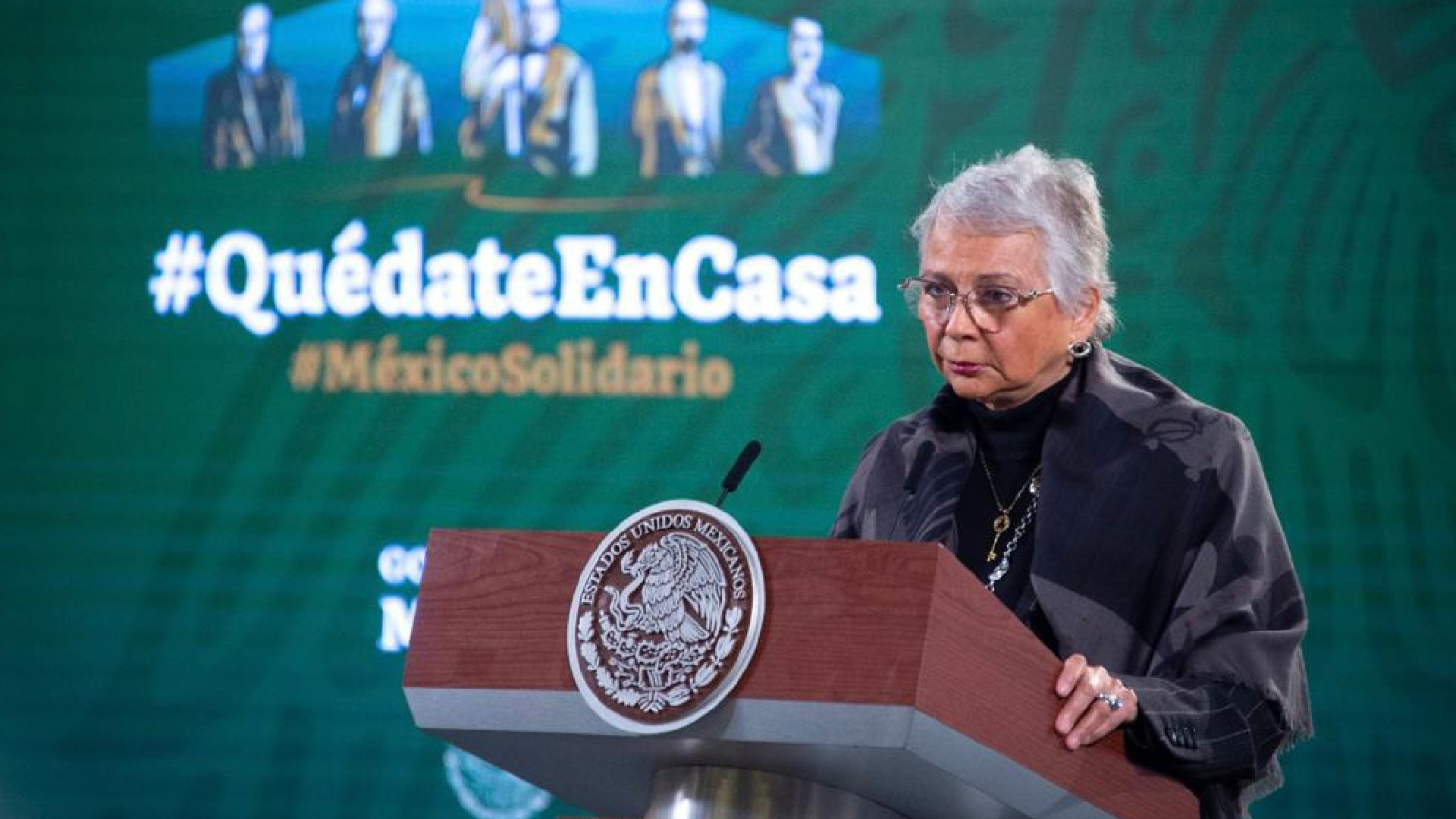 Sánchez Cordero da negativo a prueba PCR de COVID-19; seguirá al frente de las ‘Mañaneras’