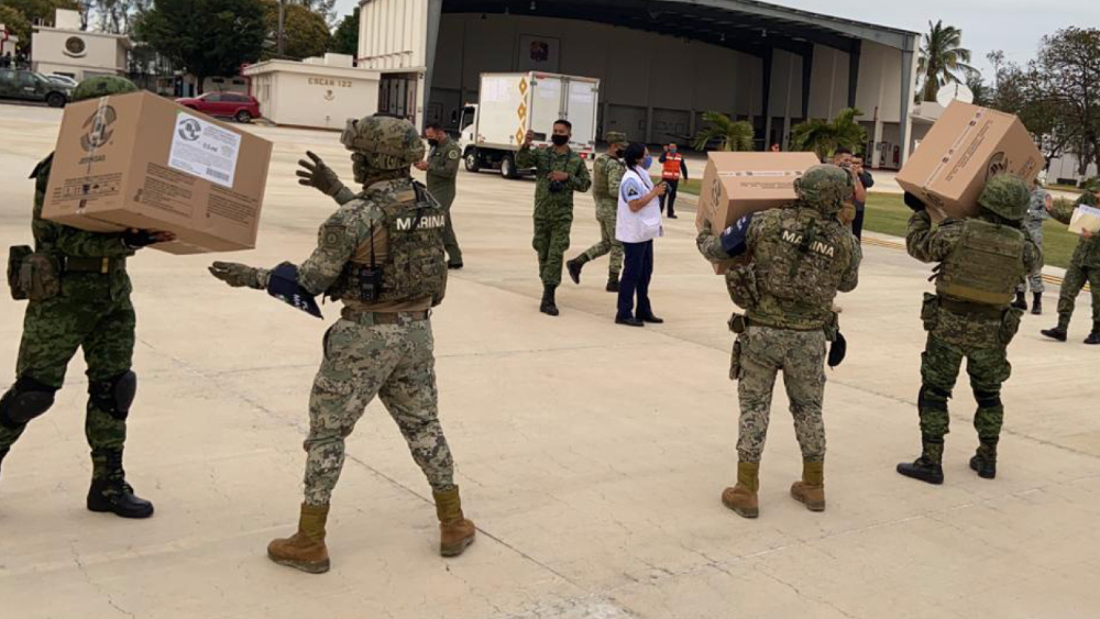 Operativo para distribuir vacunas contra COVID-19 se completó en 94%: Sedena