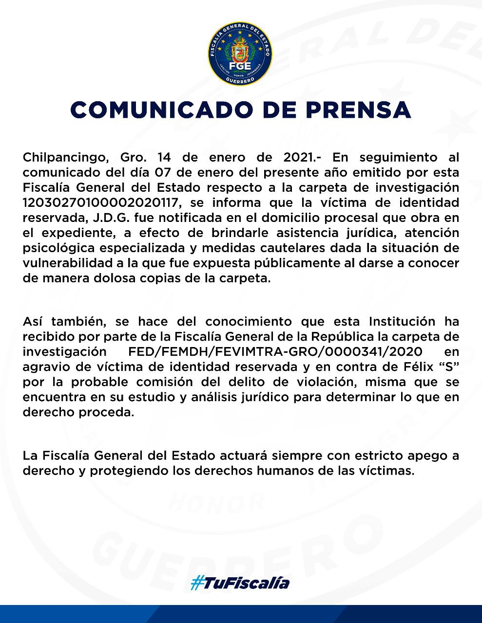 Fiscalía de Guerrero recibe de FGR carpeta contra Salgado Macedonio por violación - wadawdawdwda