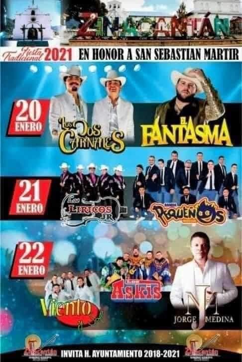 Hacen concierto masivo en Zinacantán, Chiapas, pese a repunte de COVID-19 - zinacantan-conciertos-covid-19