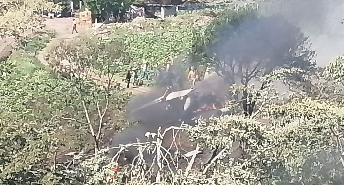 Se desploma LearJet de las Fuerza Aérea Mexicana en Veracruz; hay seis muertos - accidente-avioneta-veracruz-xalapa-2