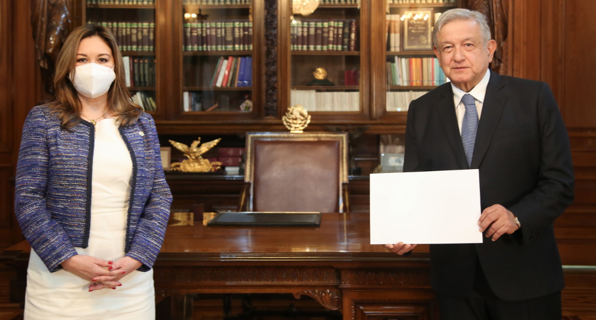 Recibe López Obrador en Palacio Nacional cartas credenciales de seis embajadores