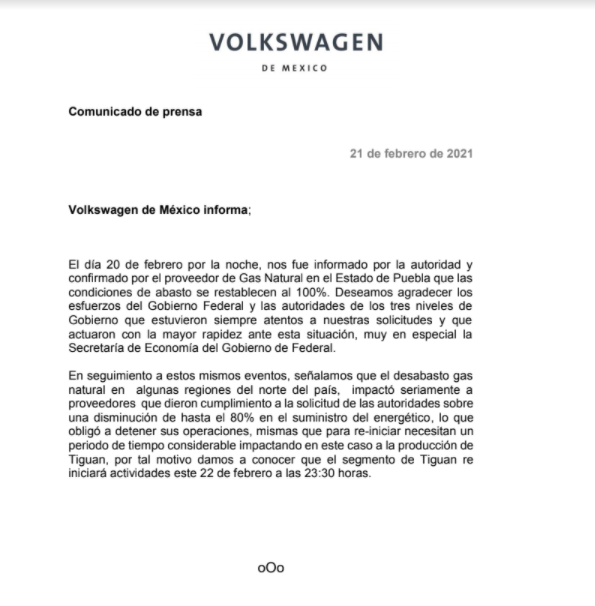 Tras desabasto de gas, Volkswagen reiniciará operaciones este lunes por la noche - captura-de-pantalla-2021-02-21-a-las-183237