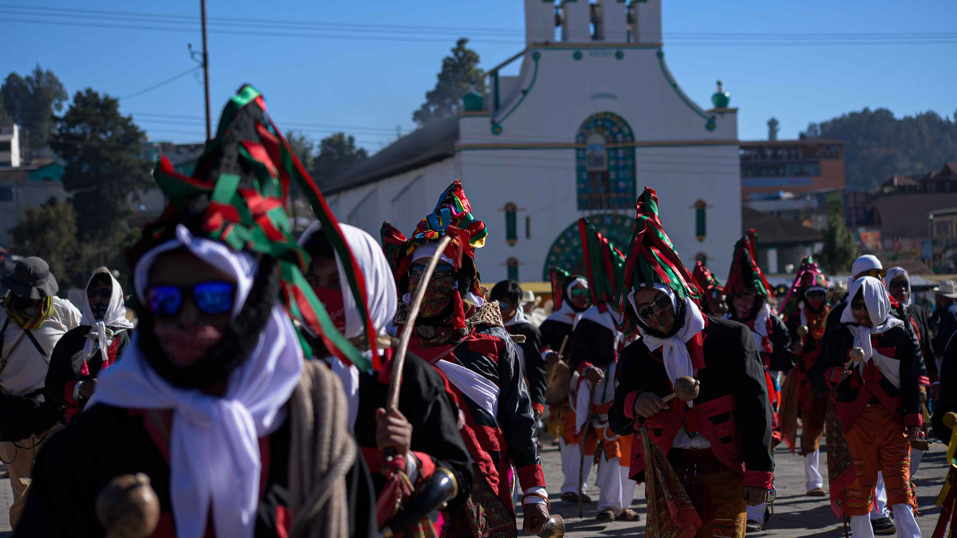 Pueblos indígenas celebran ancestral carnaval en Chiapas pese a pandemia - carnaval-en-san-juan-chamula-chiapas