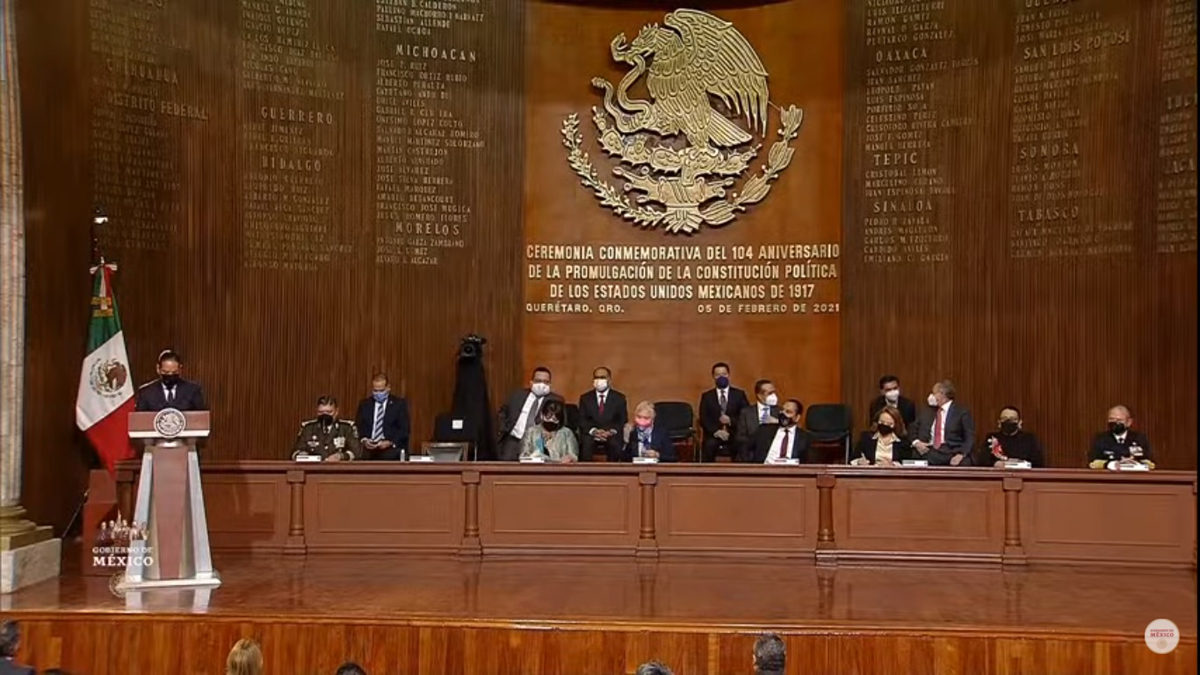 México celebra 104 Aniversario de la Promulgación de la Constitución Política
