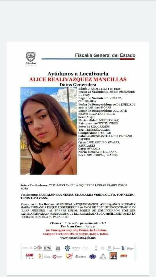 Localizan a jóvenes desaparecidas tras abordar taxi en Ciudad Juárez - desaparecidas-jovenes-ciudad-juarez