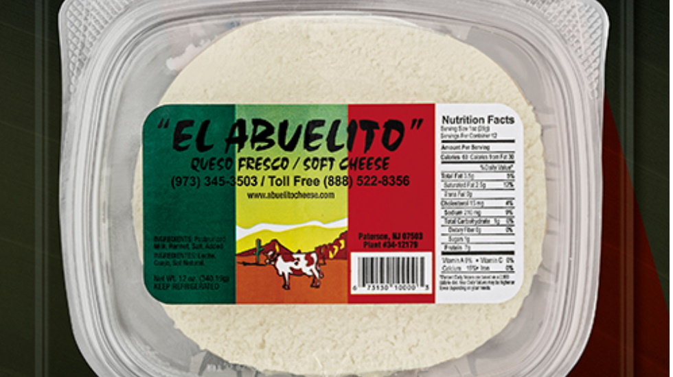 Detectan en EE.UU. brote de listeria por queso fresco 'estilo hispano' - el-abuelito-mexican-cheese