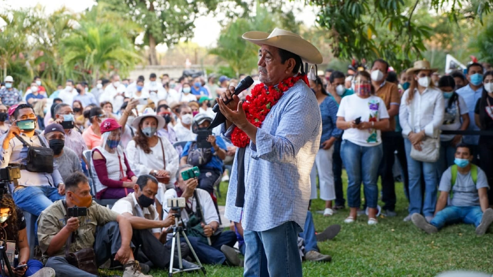 Exigen 150 hombres que le retiren candidatura a Félix Salgado Macedonio al gobierno de Guerrero
