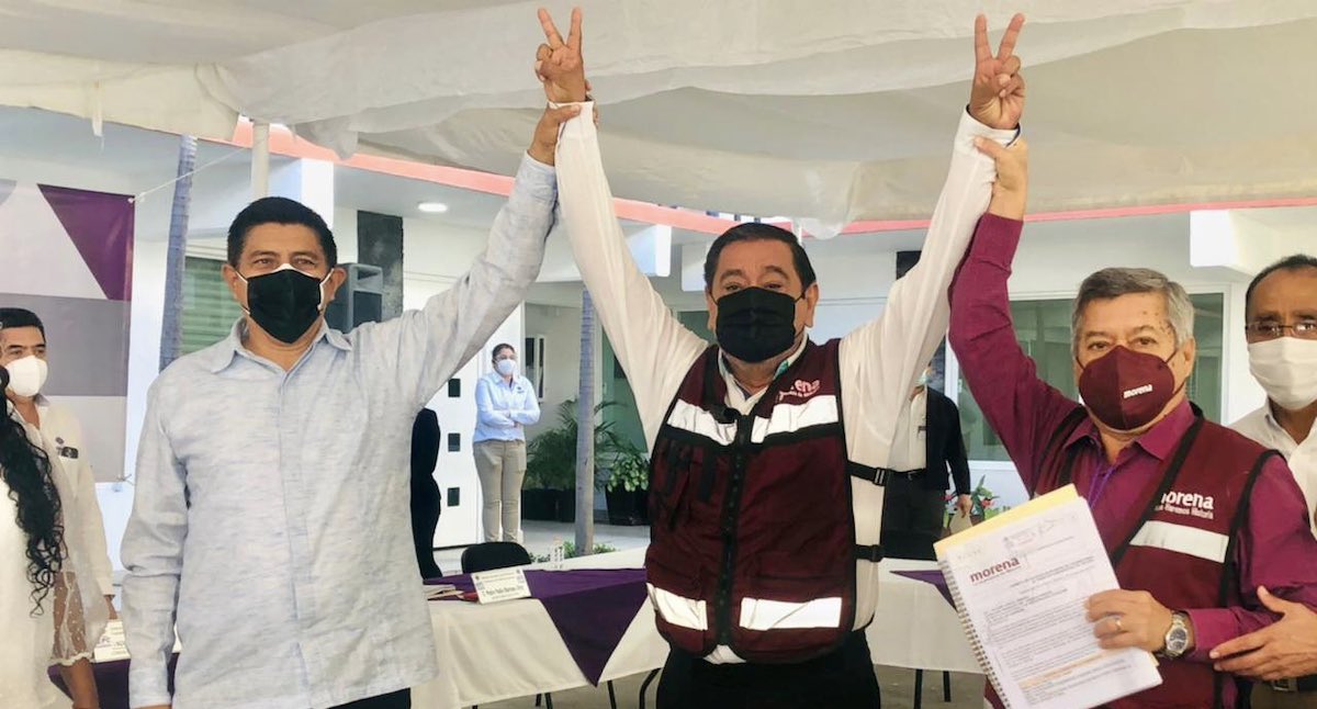 Se registra Félix Salgado Macedonio como candidato a la gubernatura de Guerrero