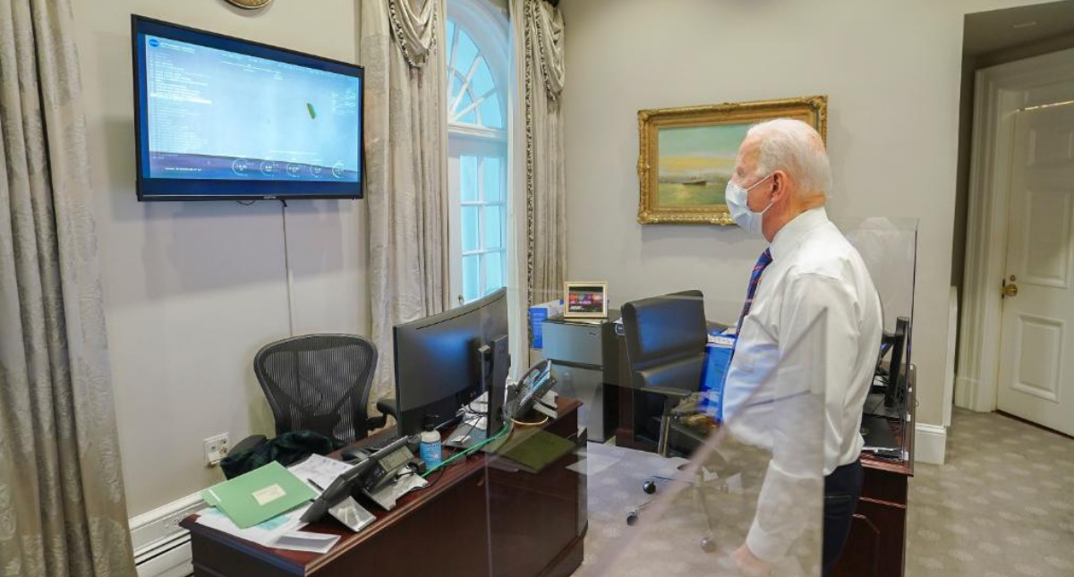 “Nada está más allá del ámbito de lo posible”, expresa Joe Biden tras amartizaje del Perseverance “Nada está más allá del ámbito de lo posible”, expresa Joe Biden tras amartizaje del Perseverance