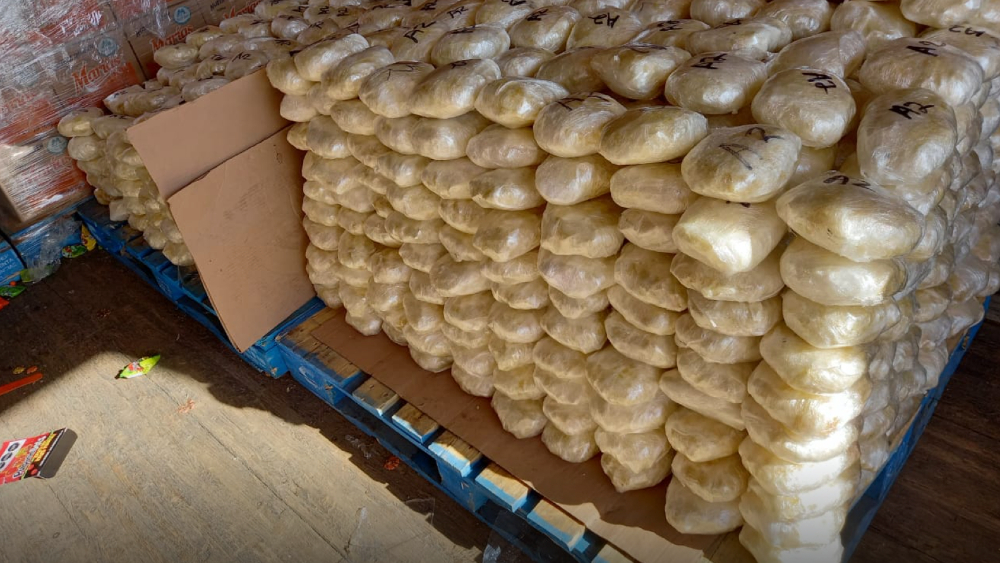 Ejército decomisa 648 kilos de metanfetamina en Baja California