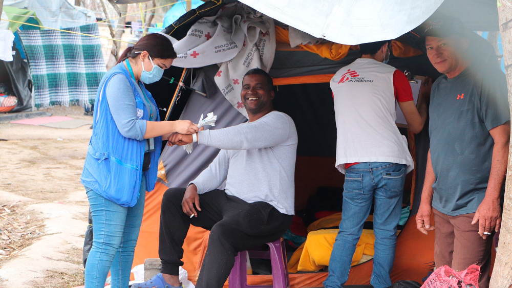 Ilusión en campamento migrante en Tamaulipas con nuevo censo para asilo en EE.UU.