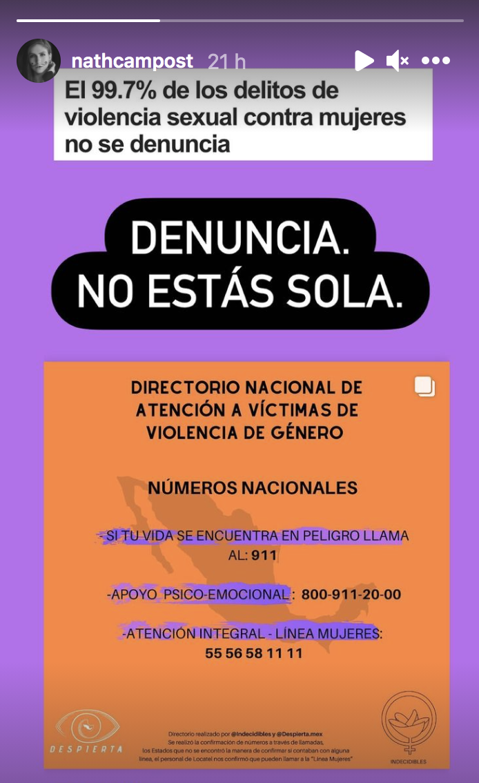 Tras detención de 'Rix', Nath Campos pide denunciar a abusadores sexuales - nath-campos-historia-denuncia