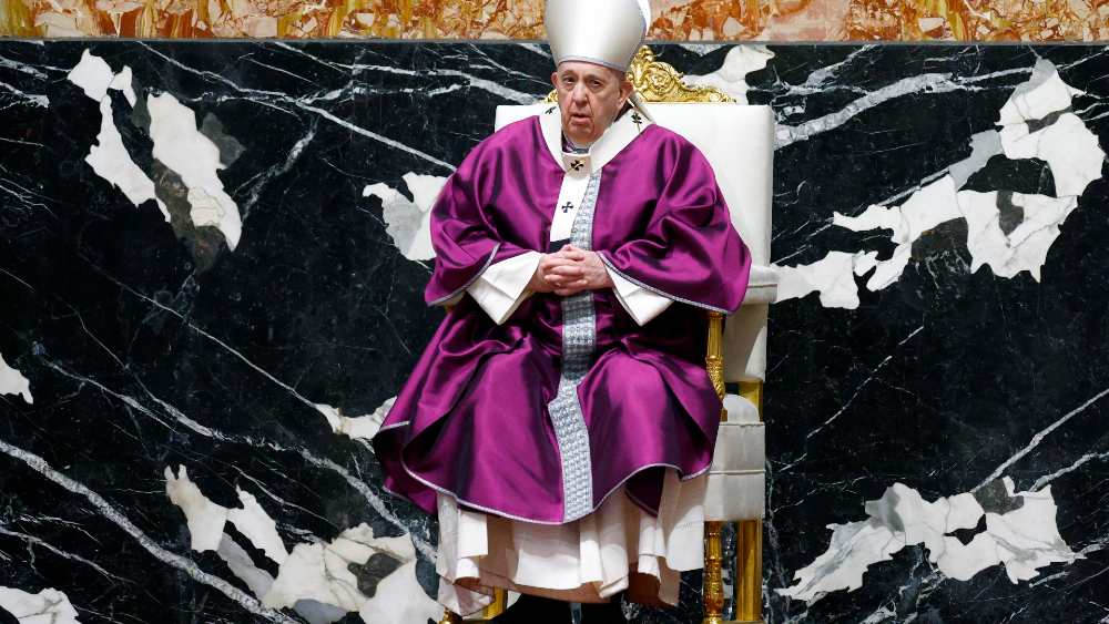 Papa Francisco celebró el Miércoles de Ceniza con misa con pocos fieles y nuevo rito