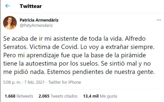 Patricia Armendáriz desata polémica por comentario tras muerte de su asistente; 'El Mijis' lo califica como "fuera de la realidad" - patricia-armendariz