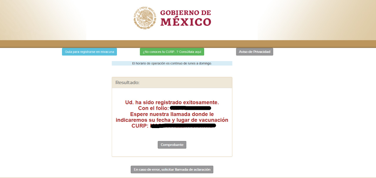 Más de medio millón de personas se han registrado para vacunación contra COVID-19, confirma López-Gatell - registro-vacuna