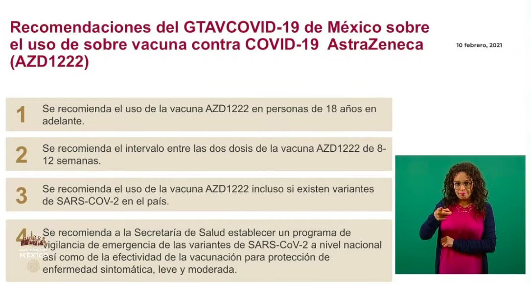 Grupo Técnico Asesor para la Vacuna COVID-19 en México recomienda uso de la vacuna de AstraZeneca para personas de 18 años en adelante - vacuna-astra