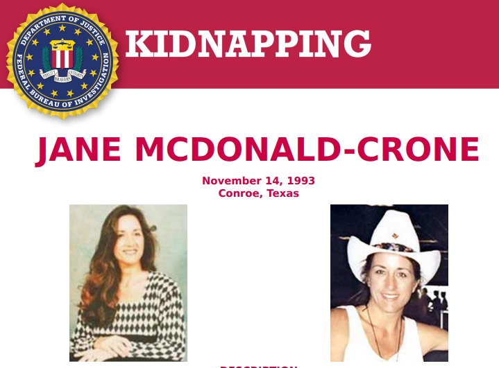 Después de 27 años, hallan en Monterrey a mujer reportada como desaparecida en Texas - cartel-de-busqueda-de-jane-mcdonald