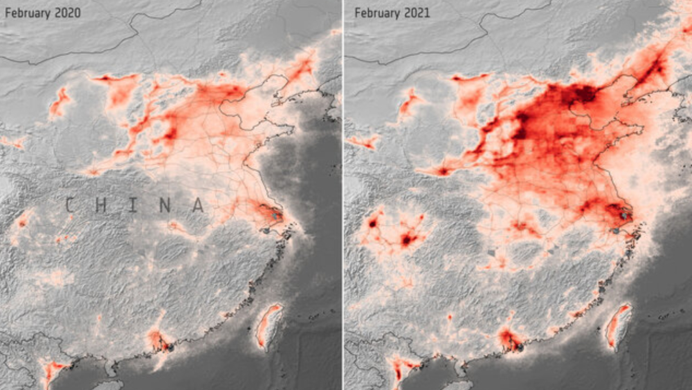 La contaminación atmosférica alcanza en China el nivel precovid