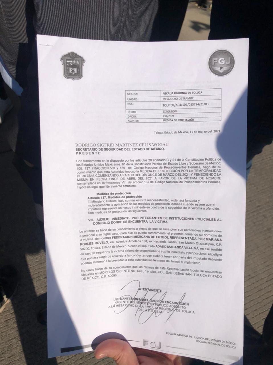 Acusa FMF de extorsión a silbante Adalid Maganda - citatorio-fmf-adalid-maganda