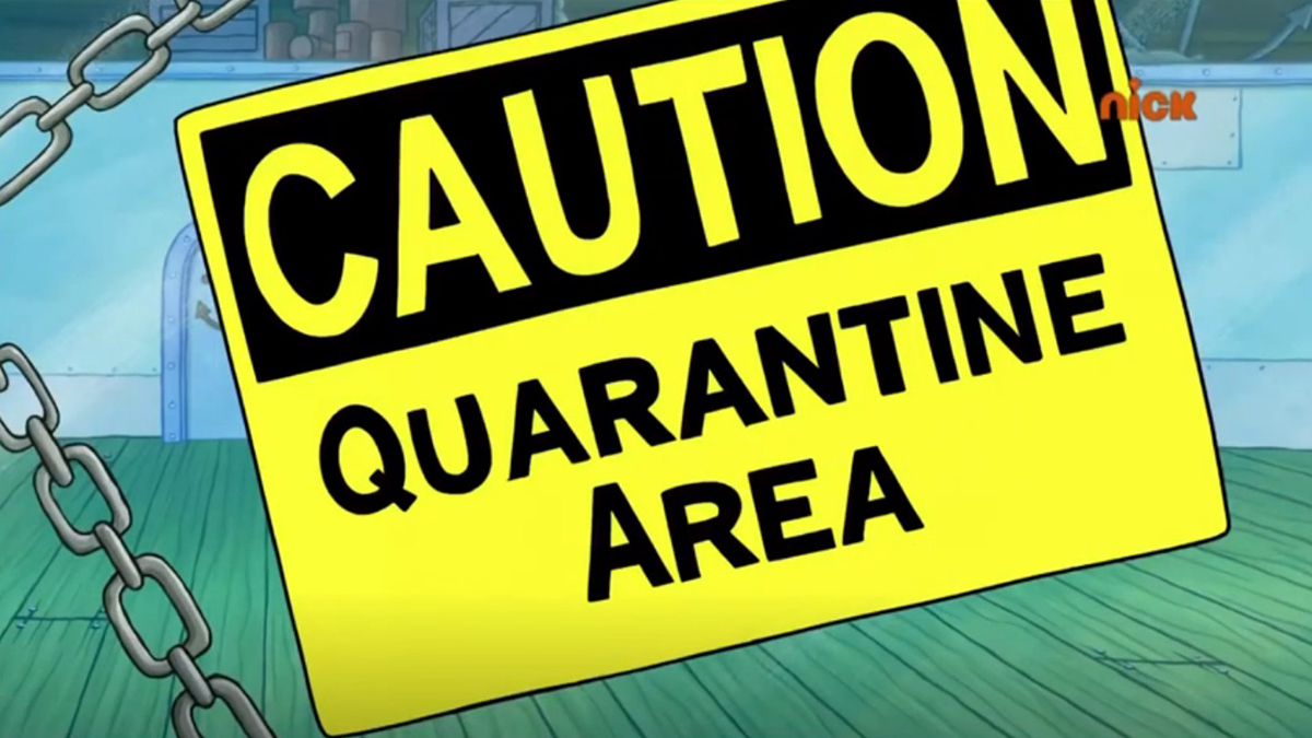 Eliminan dos episodios de Bob Esponja por contenido inapropiado - cuarentena-en-el-crustaceo-cascarudo-por-la-gripe-de-las-almejas