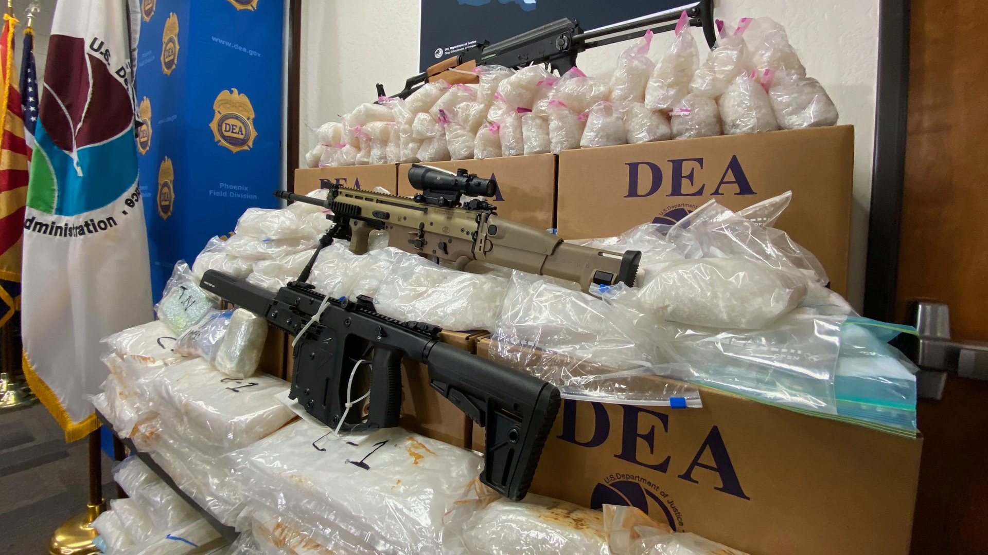 Estados Unidos continuará apoyo a México para combatir narcotráfico