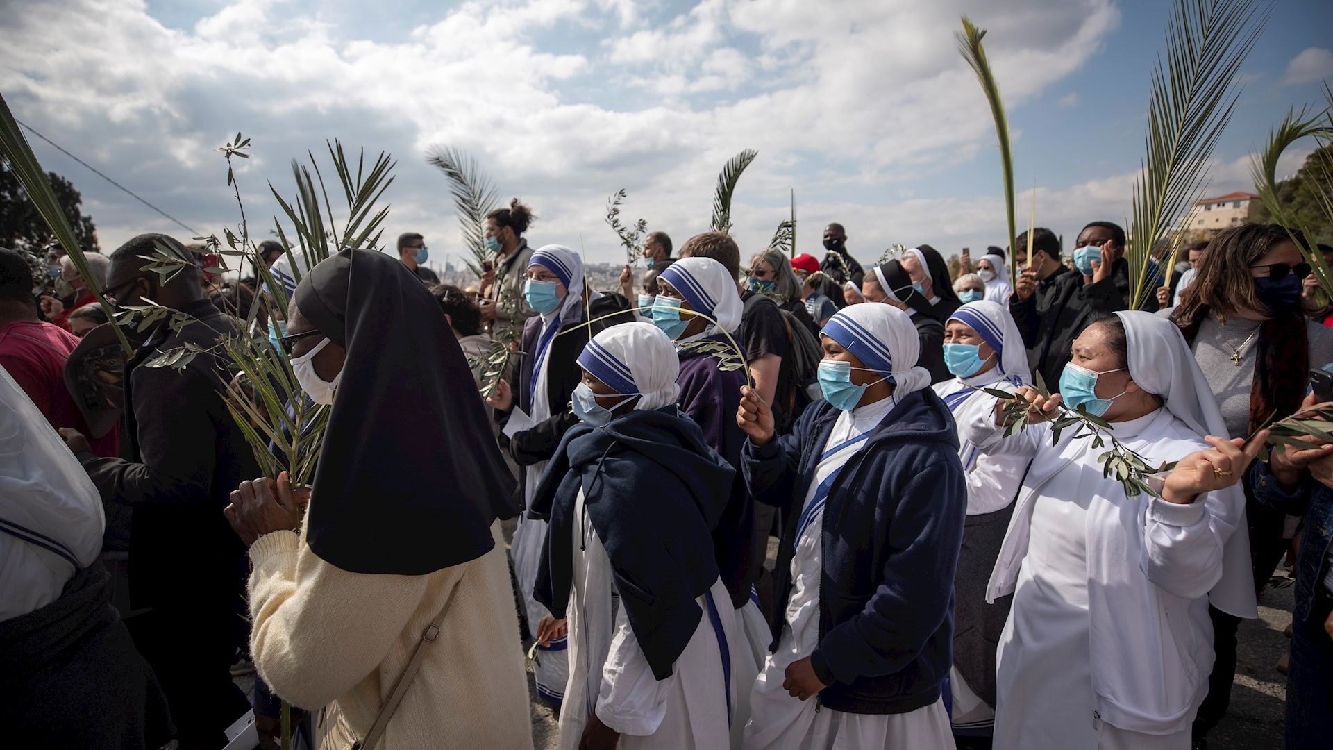 Jerusalén recupera la alegría en Domingo de Ramos todavía sin peregrinos