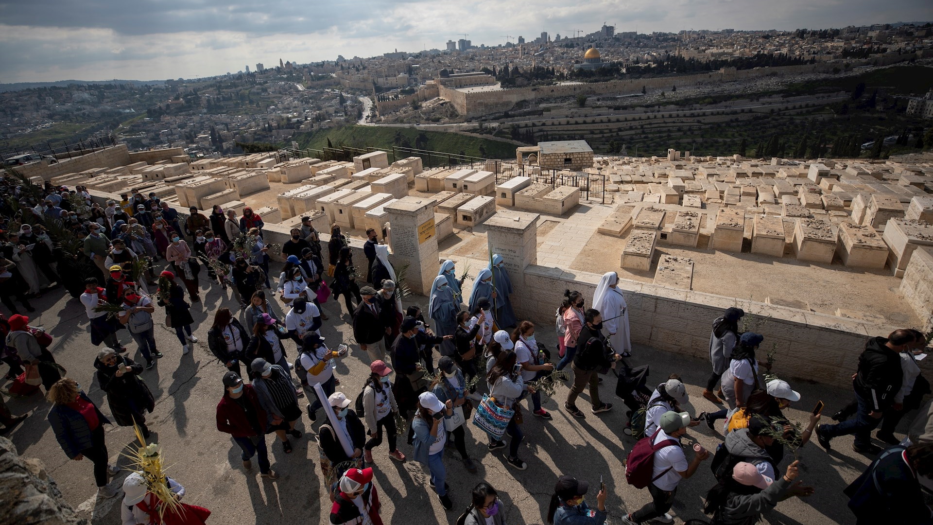 Jerusalén recupera la alegría en Domingo de Ramos todavía sin peregrinos - domingo-de-ramos-jerusalen-israel-2