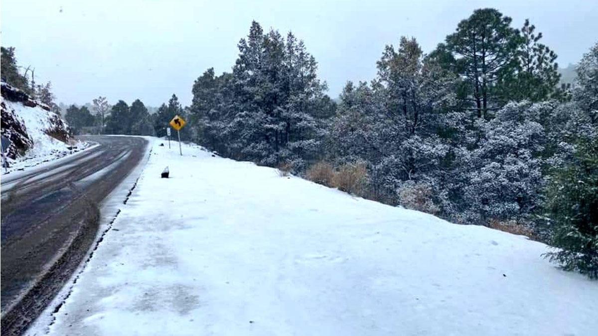 Continuarán heladas y nevadas en Chihuahua y Durango