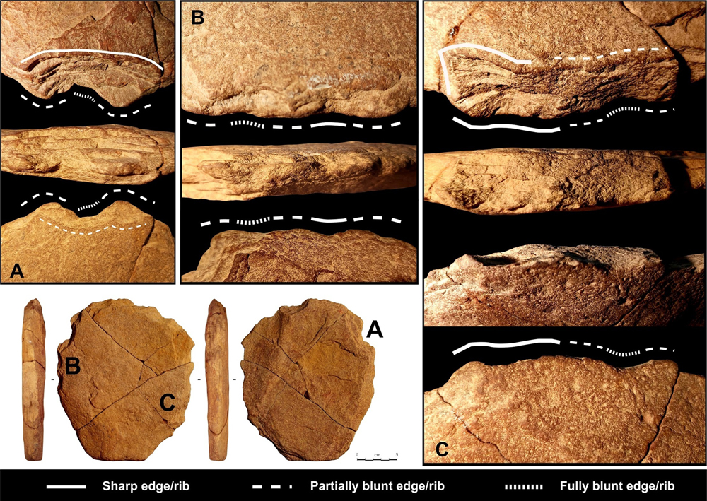 Hallan indicio de que los humanos vivían en América del Sur hace 24 mil años - herramienta-de-piedra-descubierta-en-brasil