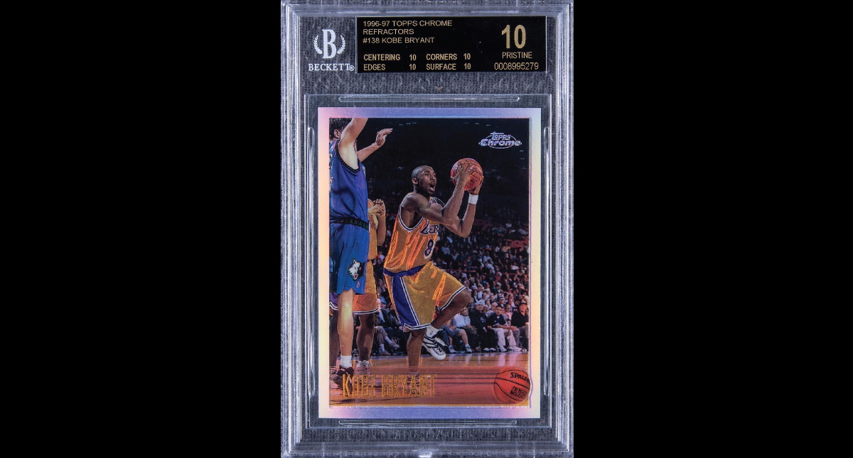 Tarjeta de Kobe Bryant alcanza los casi 2 millones de dólares en subasta