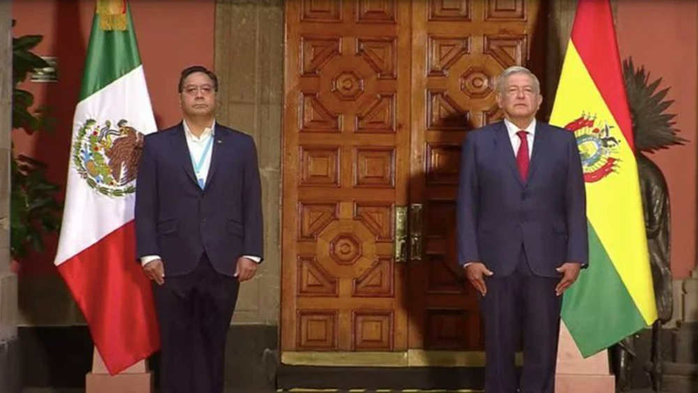 López Obrador y Luis Arce refuerzan lazos entre Bolivia y México en Palacio Nacional López Obrador y Luis Arce refuerzan lazos entre Bolivia y México en Palacio Nacional