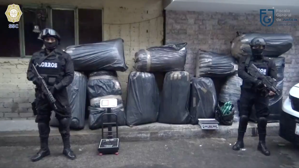 Aseguran más de media tonelada de mariguana en Iztapalapa Aseguran más de media tonelada de mariguana en Iztapalapa