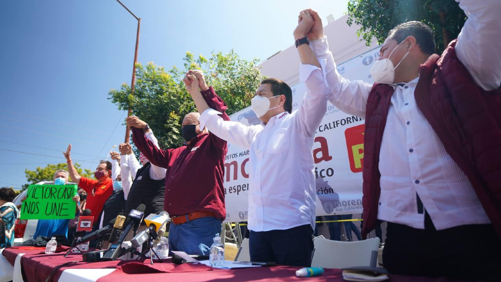 Mario Delgado llama a defender el avance de la transformación ante el INE