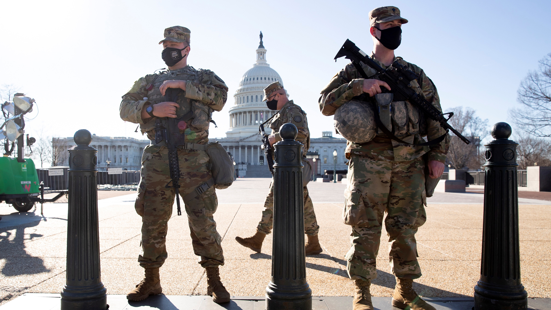 Incrementan medidas de seguridad en Capitolio de EE.UU. ante amenaza de ataque - mayor-presencia-militar-en-los-alrededores-del-capitolio-de-eeuu-por-posible-ataque