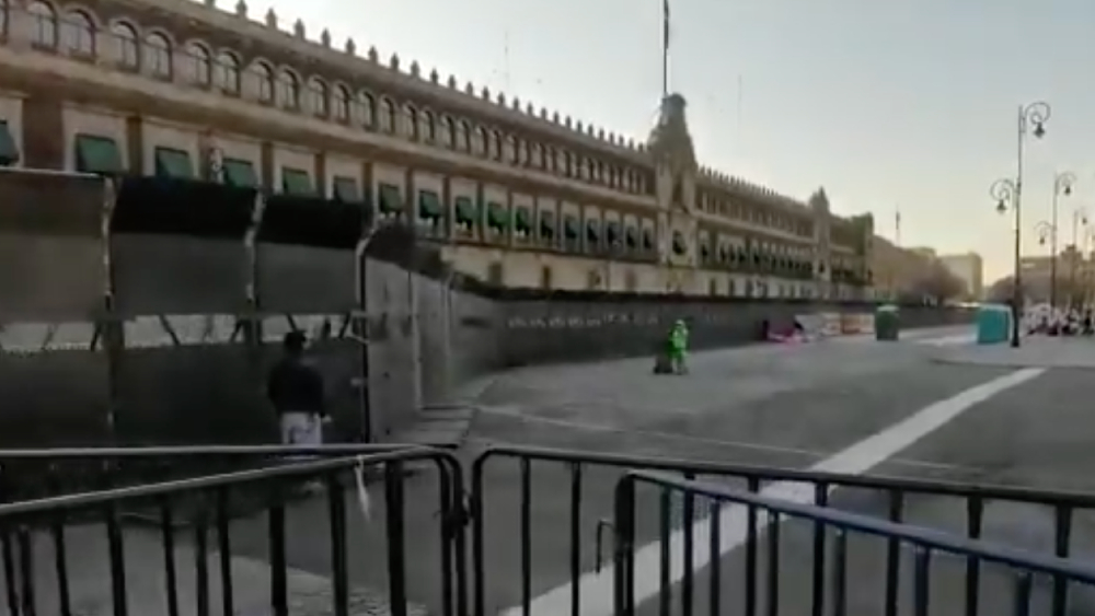 Vallas instaladas en Palacio Nacional son “un muro de paz”, asegura Jesús Ramírez Cuevas