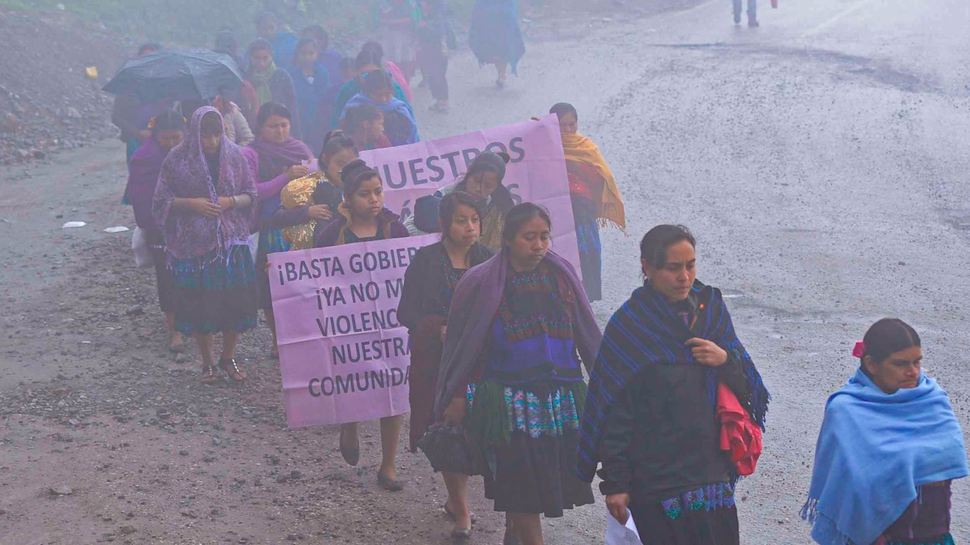 Mujeres indígenas protestan en el sureste de México por el #8M - protesta-en-mexico