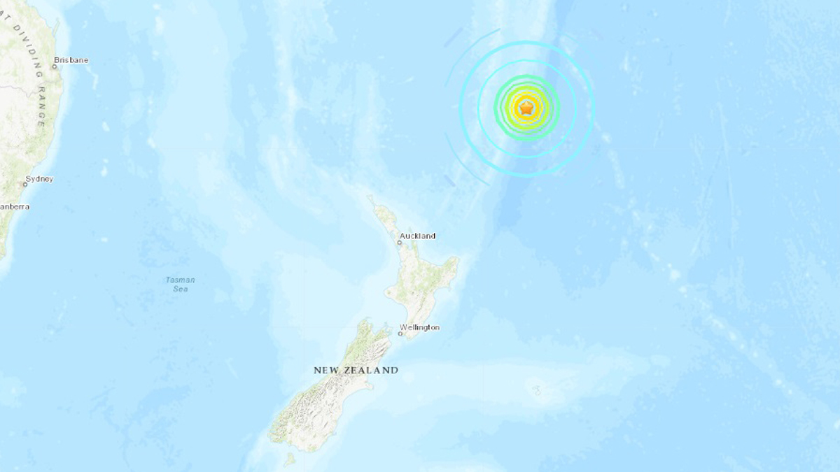 Nuevo sismo magnitud 8 cerca de Nueva Zelanda activa alerta de tsunami para Hawái