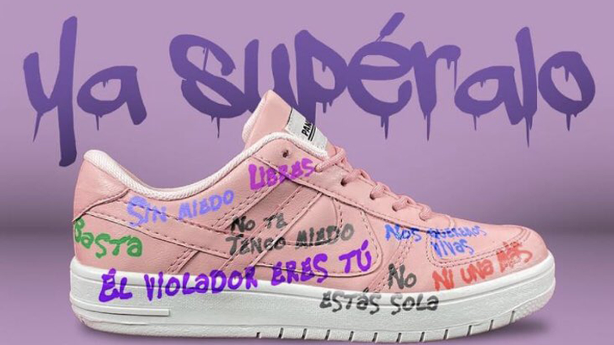 Panam genera polémica por tenis con pintas feministas Panam genera polémica por tenis con pintas feministas