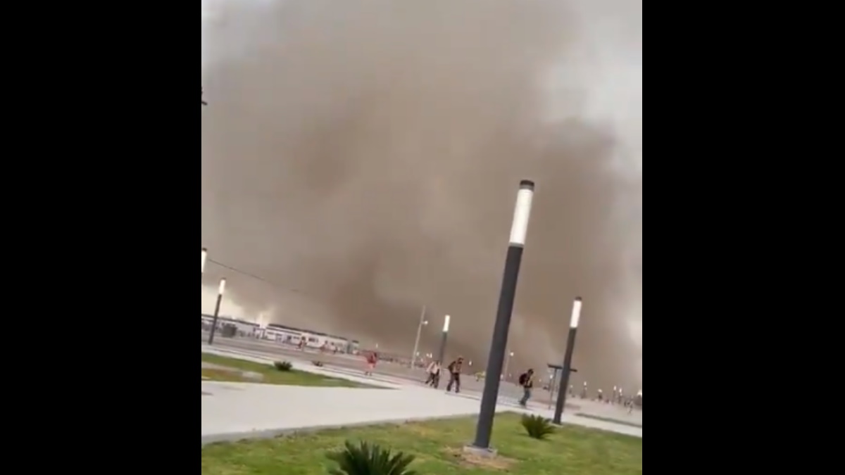 #Video Tolvarena en Santa Lucía provoca desalojo; Sedena asegura que no hubo daños
